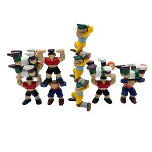 Vintage 1980s Street Stackers Irwin Toys Wrestling Figures Toy Lot Of 12 Read